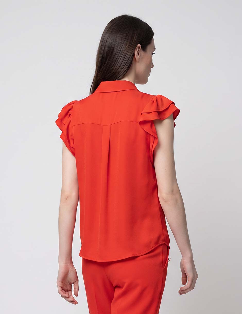 Blusa karl lagerfeld manga corta para mujer 2