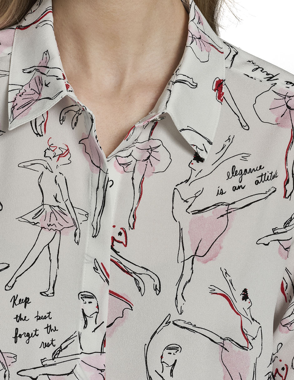 Blusa manga larga para mujer 5