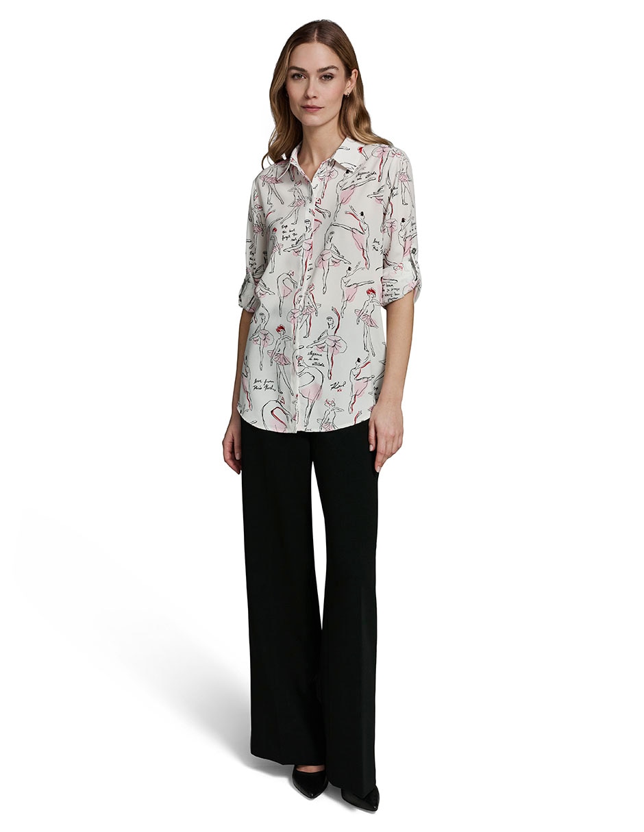 Blusa manga larga para mujer 6