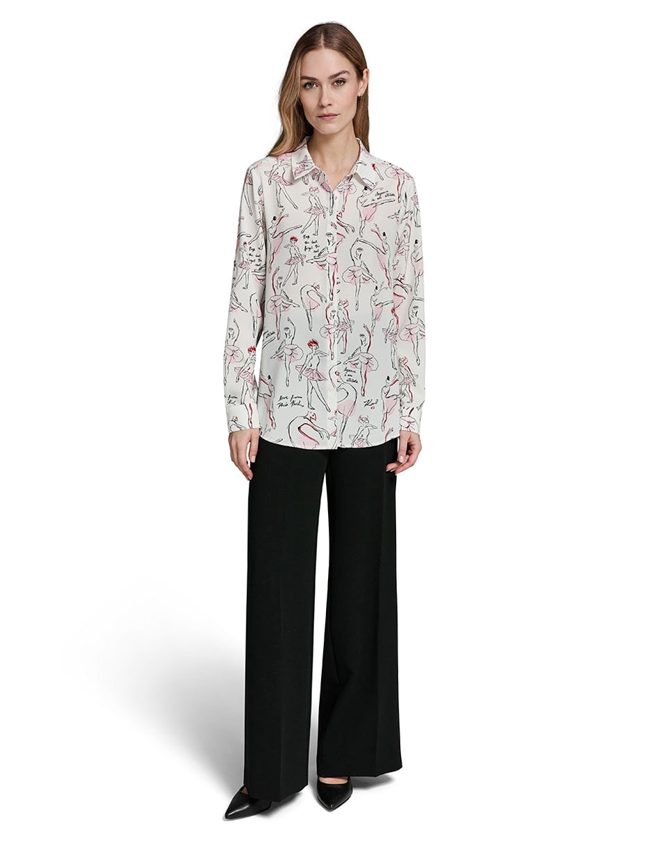 Blusa manga larga para mujer 7