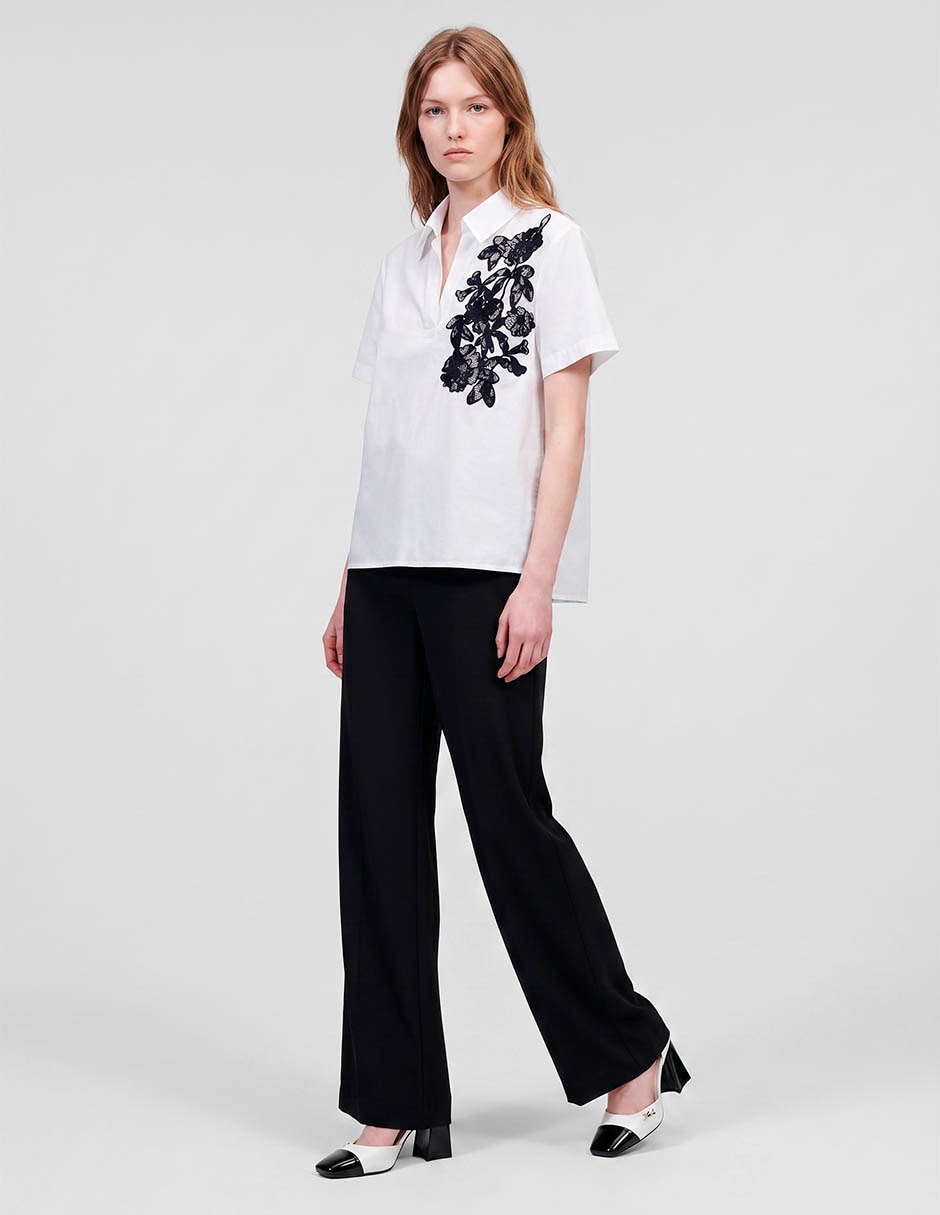 Blusa manga corta para mujer 3