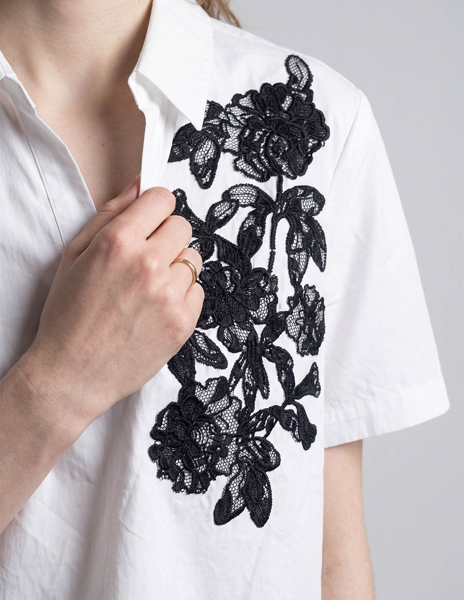 Blusa manga corta para mujer 4