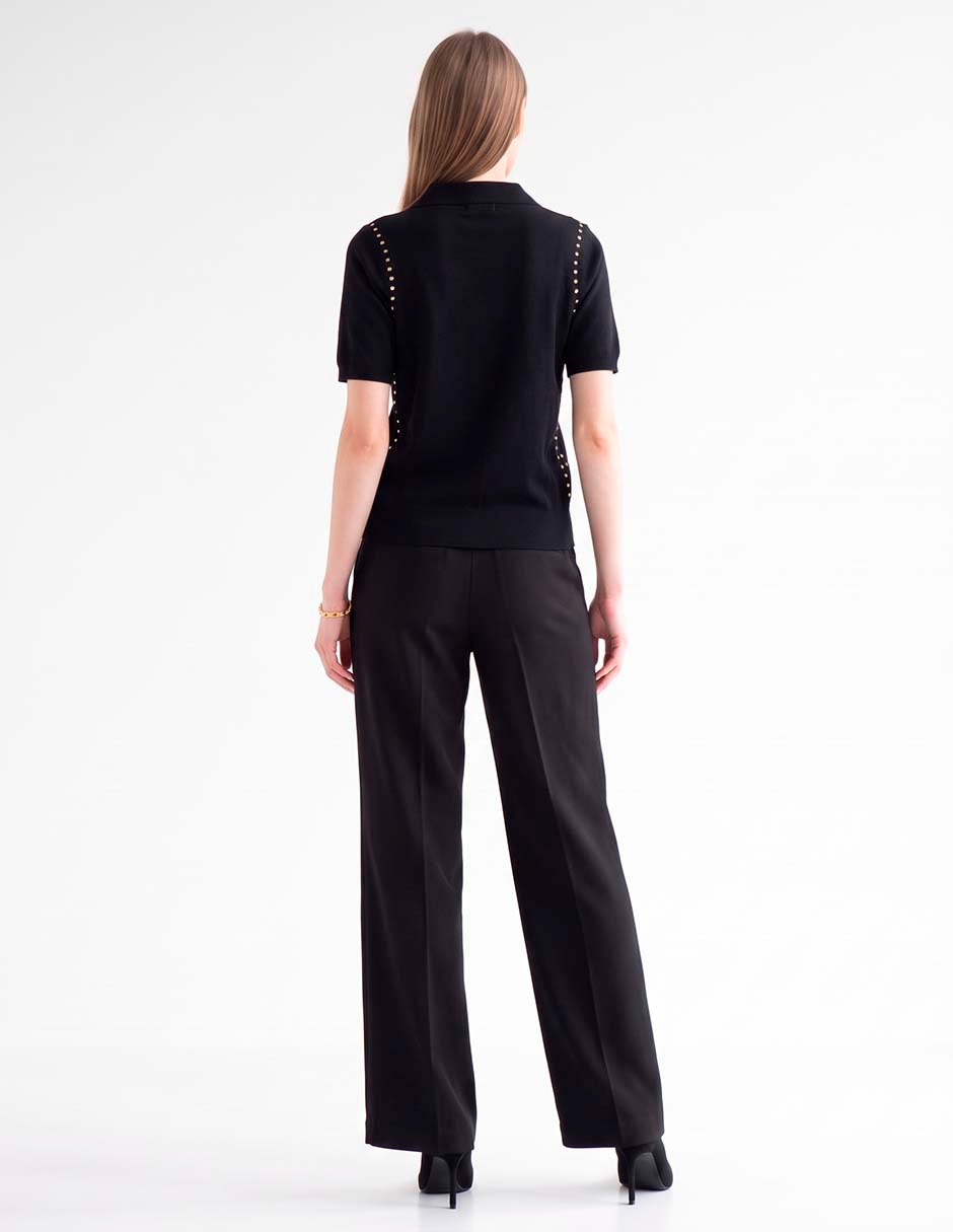 Blusa manga corta para mujer 4