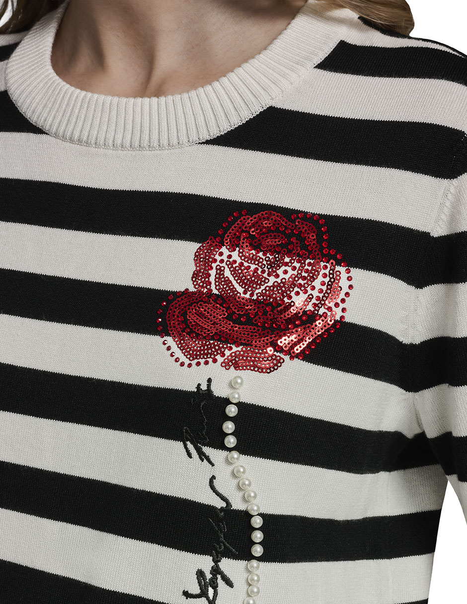 Playera manga corta cuello redondo para mujer 4