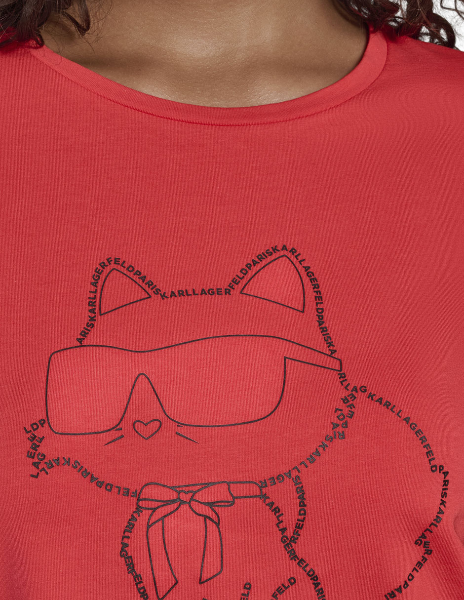Playera manga corta cuello redondo para mujer 4