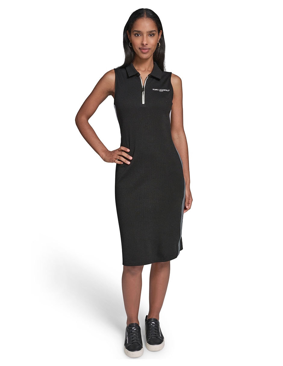 Vestido a la rodilla casual para mujer