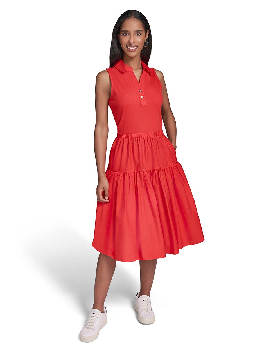 Vestido midi casual para mujer
