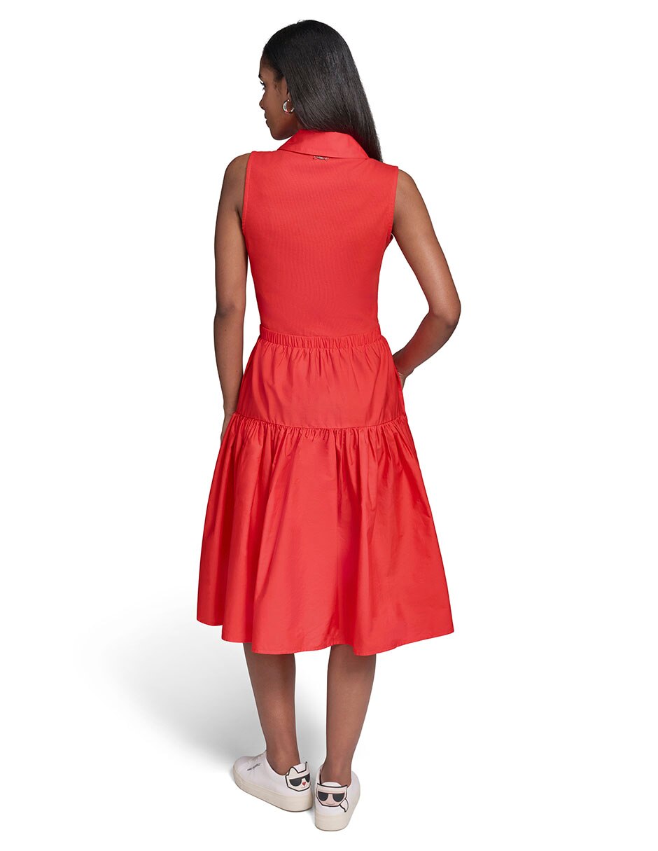Vestido midi casual para mujer