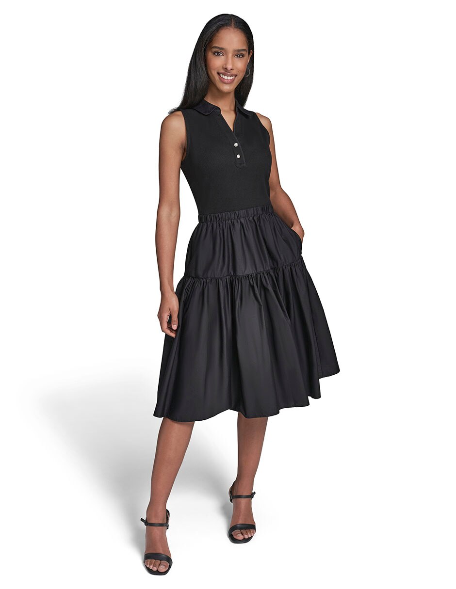 Vestido a la rodilla casual para mujer Vestido a la rodilla casual para mujer