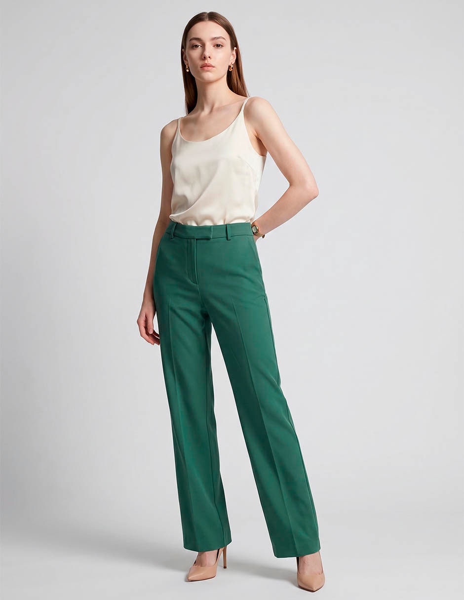 Pantalón de vestir straight para mujer 3