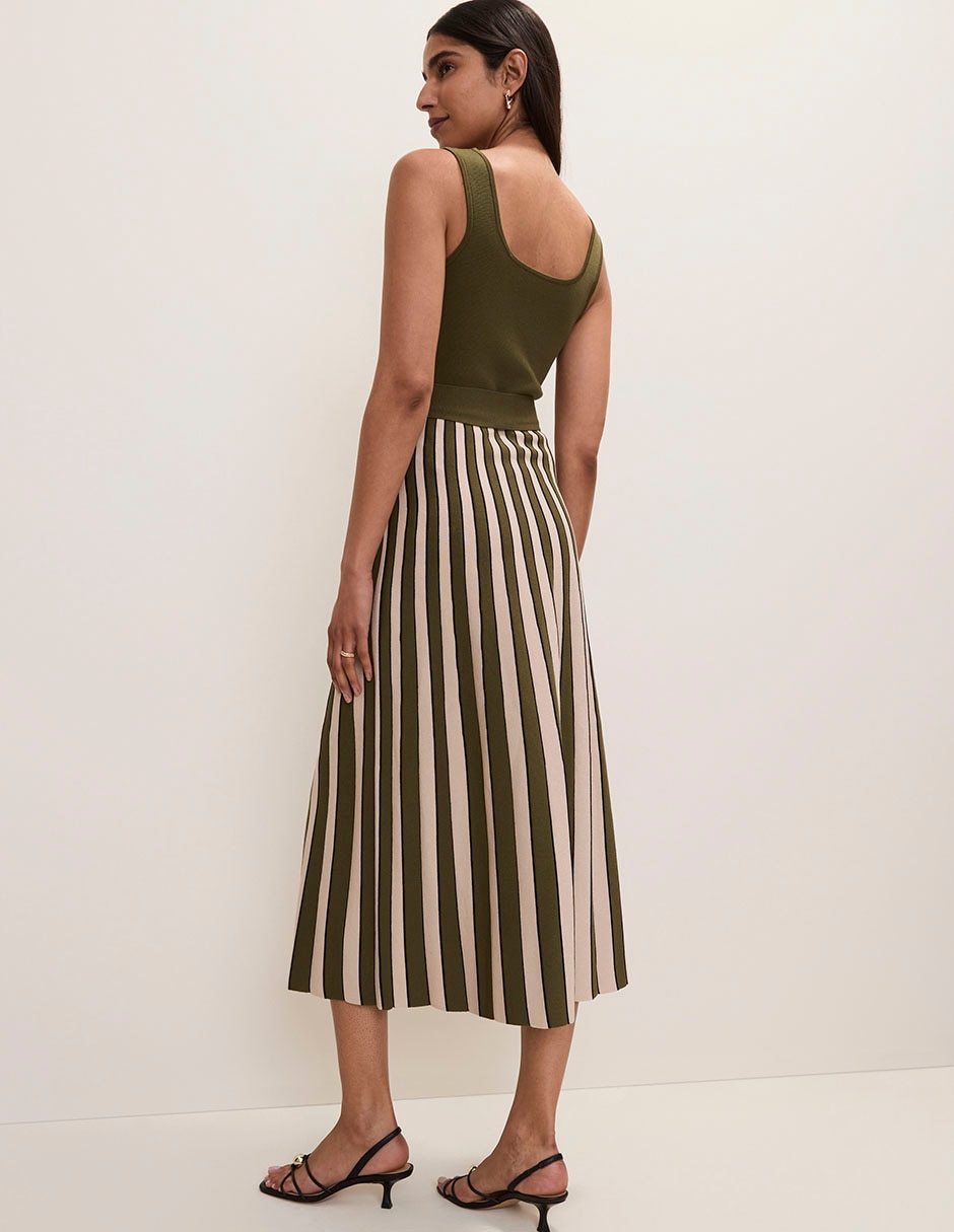 Vestido midi casual ann taylor para mujer