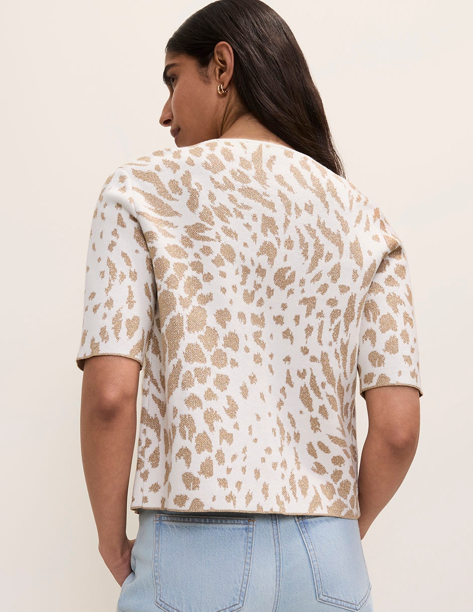 Suéter cuello redondo para mujer 3