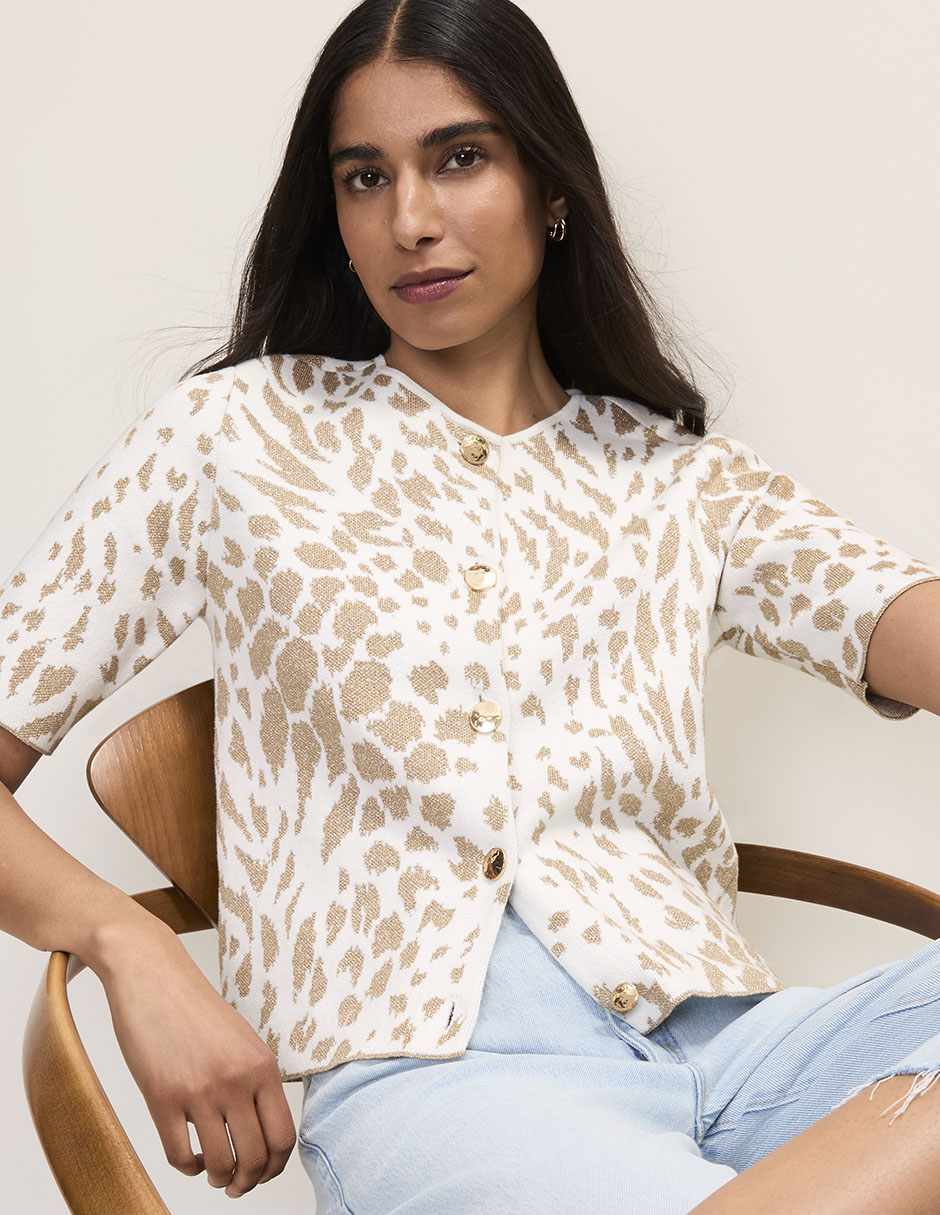 Suéter cuello redondo para mujer 2
