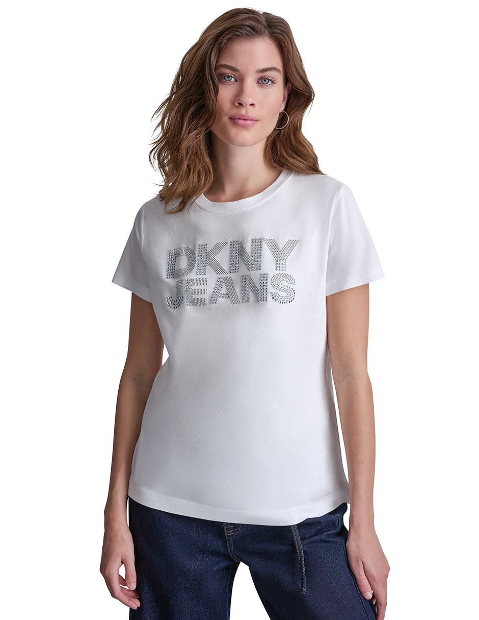 Playera cuello redondo manga corta para mujer Playera cuello redondo manga corta para mujer