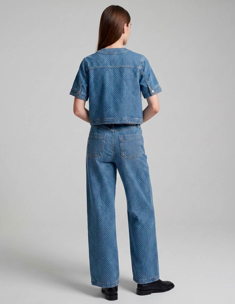 Jeans wide leg DKNY Jeans para mujer