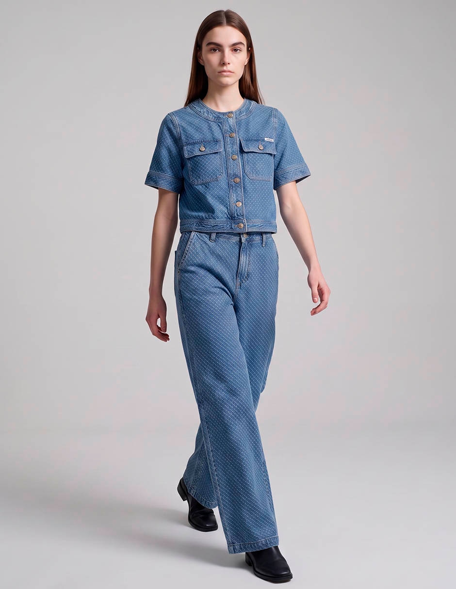 Jeans wide leg DKNY Jeans para mujer
