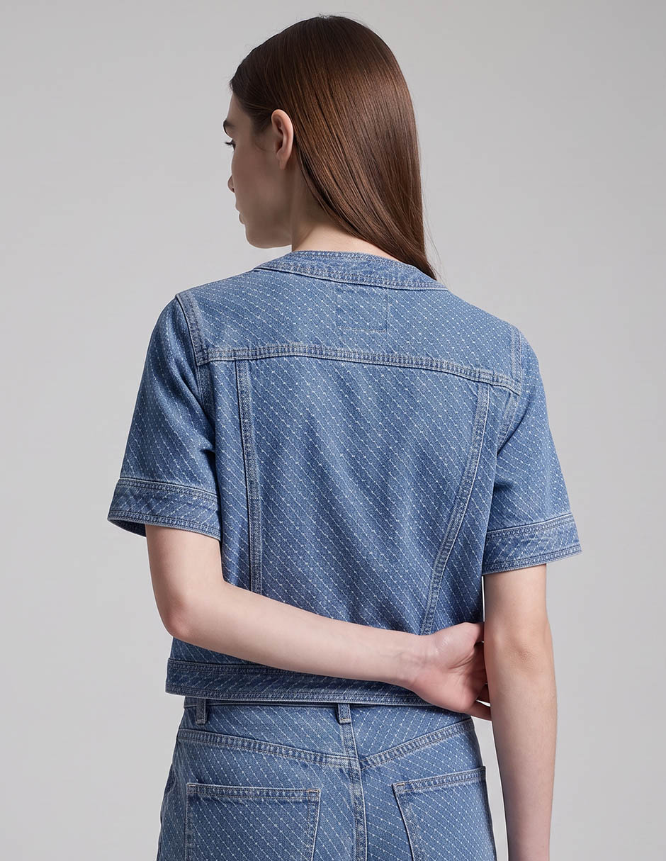 Chamarra casual de algodón para mujer 2