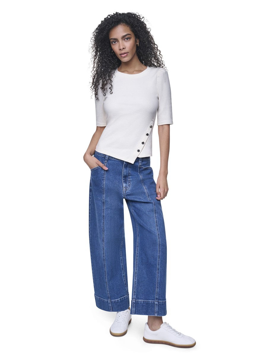 Blusa manga 3/4 para mujer 4