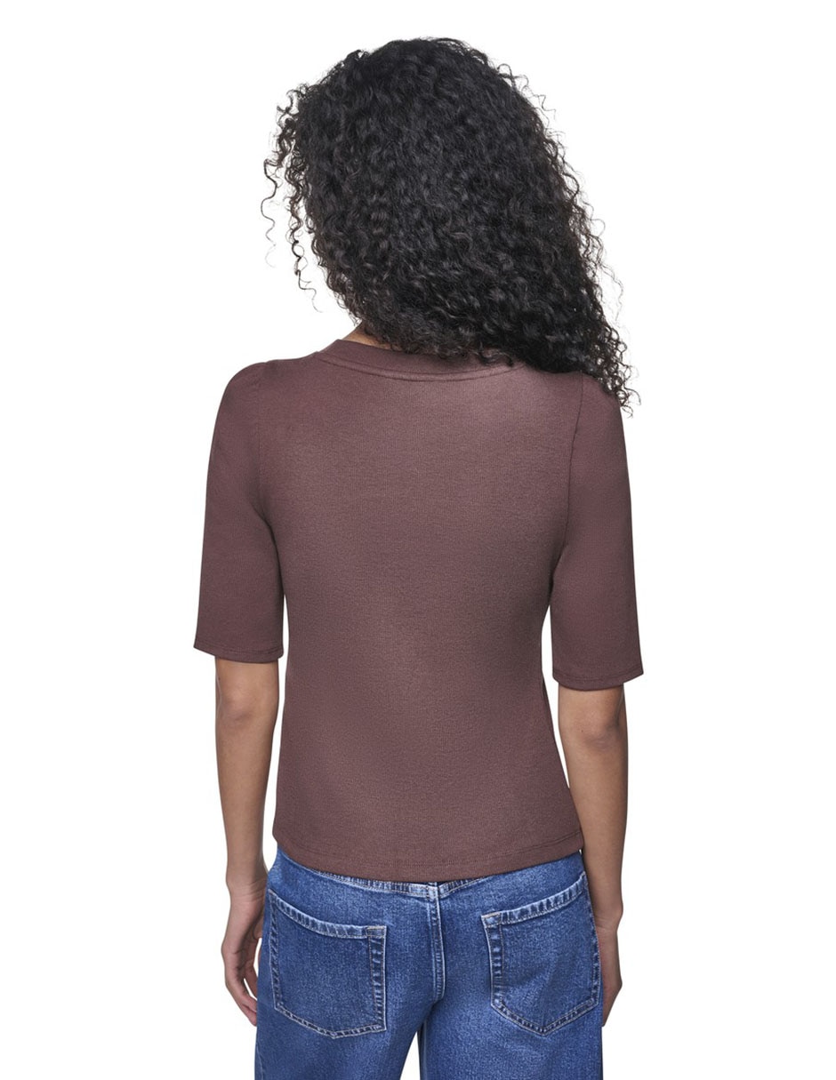 Blusa manga al codo para mujer 2