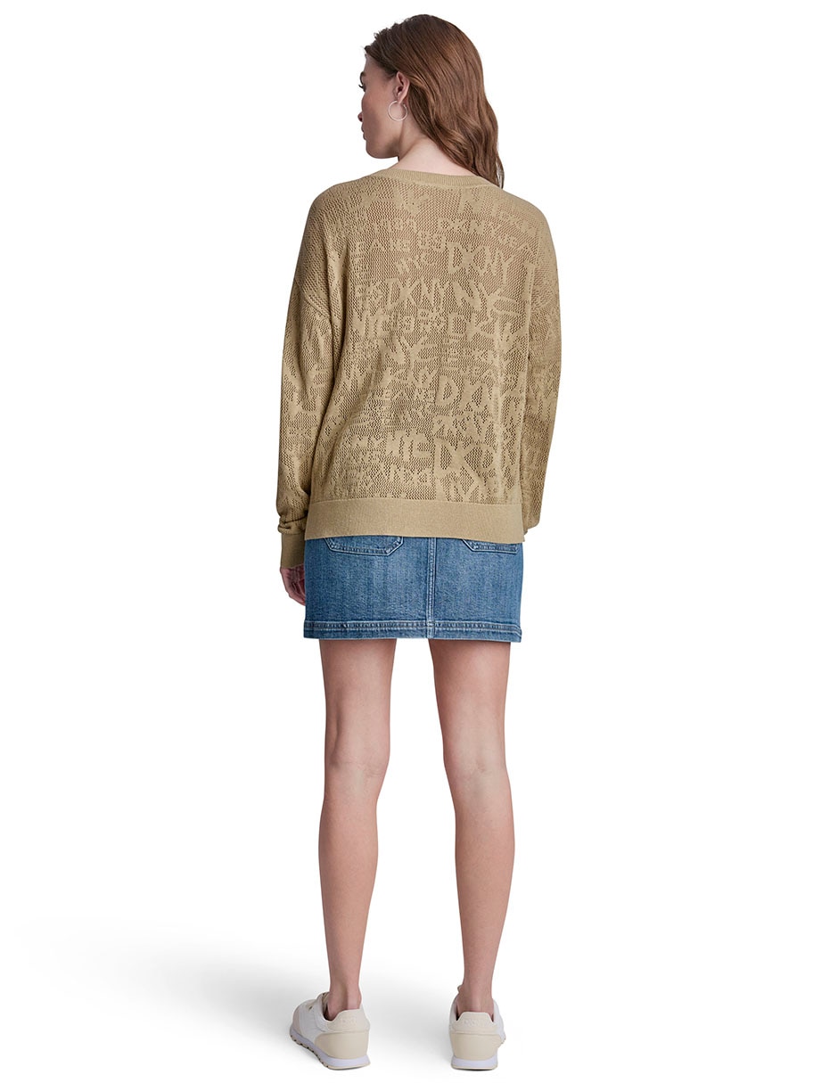 Suéter cuello redondo para mujer 3