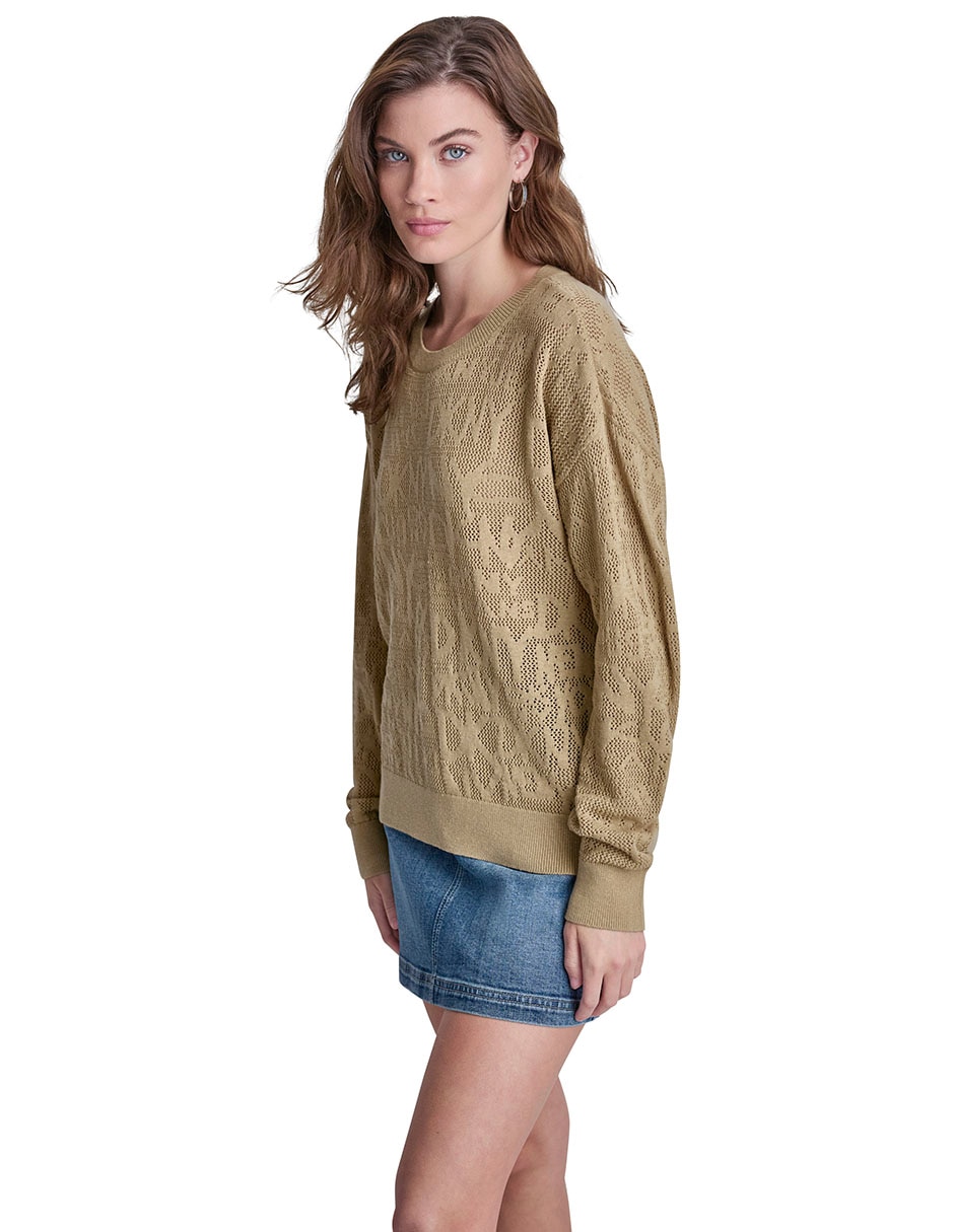 Suéter cuello redondo para mujer 6
