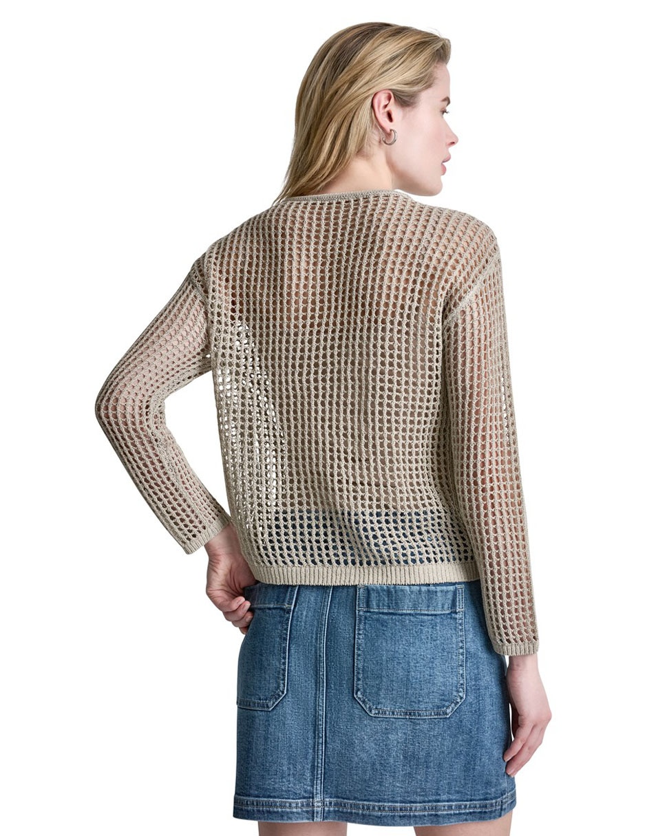 Suéter cuello redondo para mujer 5