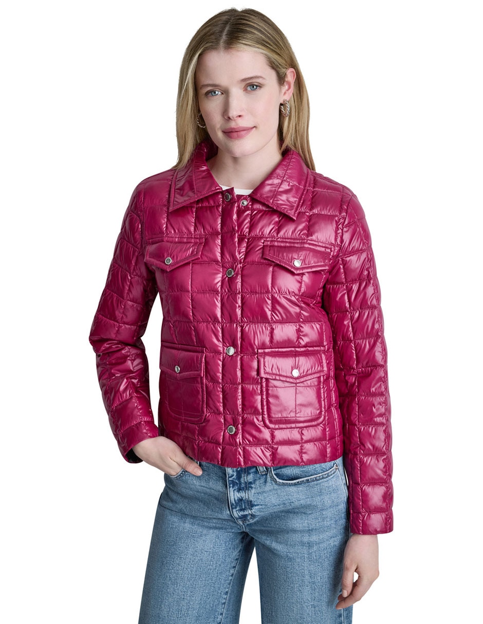 Chamarra acolchada dkny para mujer