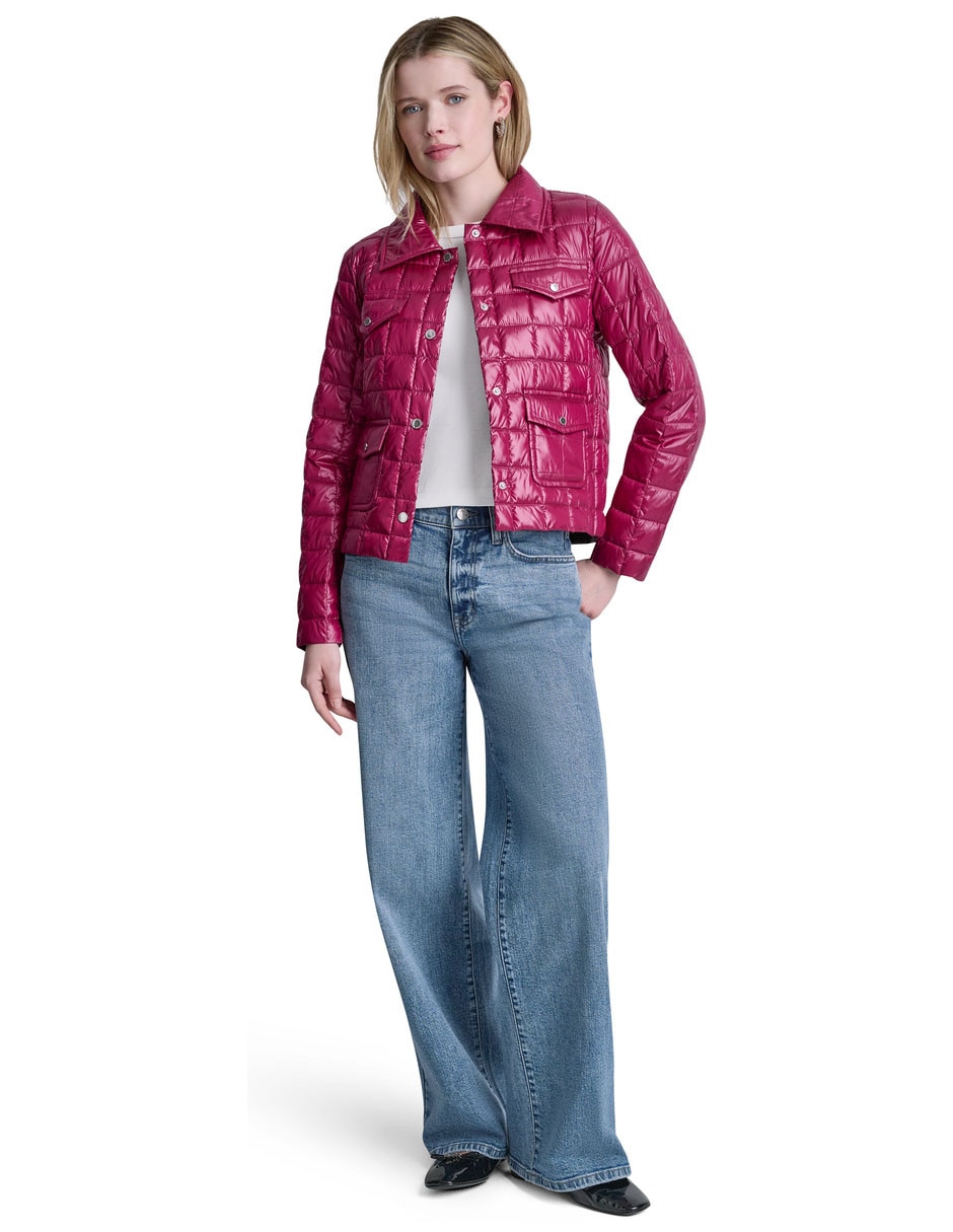 Chamarra acolchada dkny para mujer 3