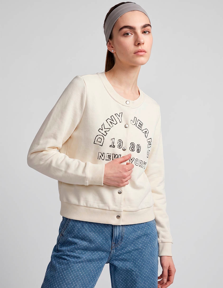 Chamarra bomber Dkny Jeans de algodón para mujer