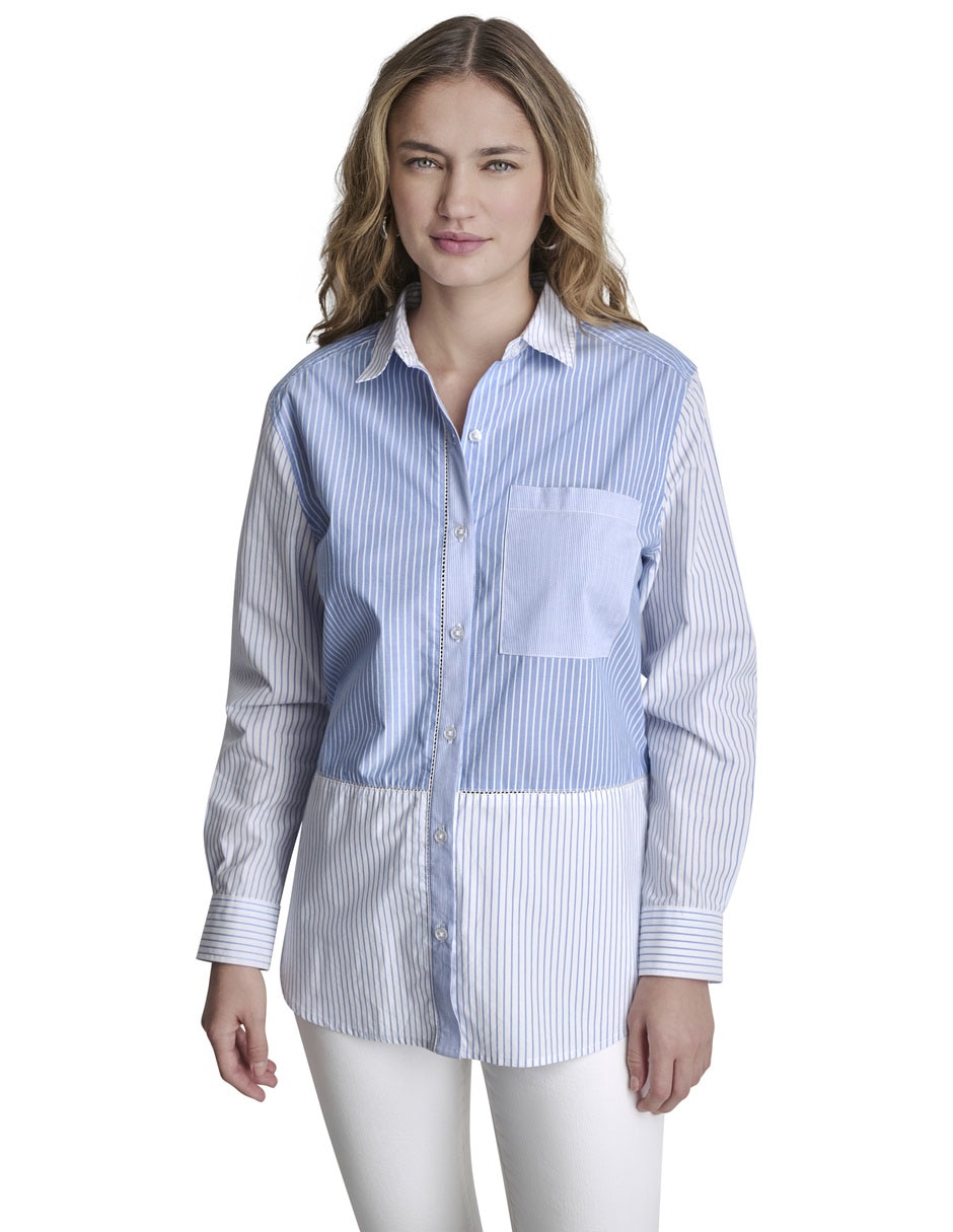 Blusa dkny manga larga para mujer Blusa dkny manga larga para mujer