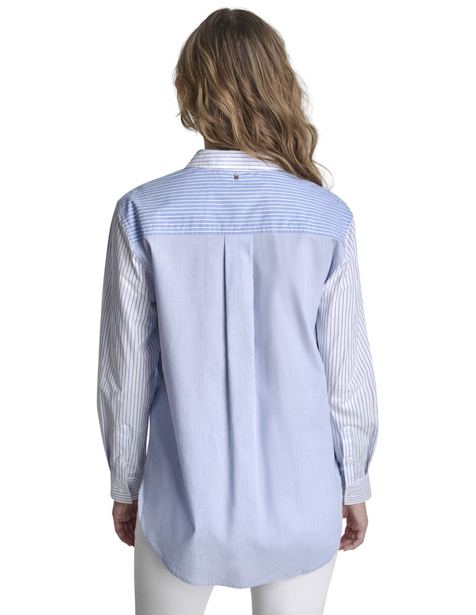 Blusa dkny manga larga para mujer 3