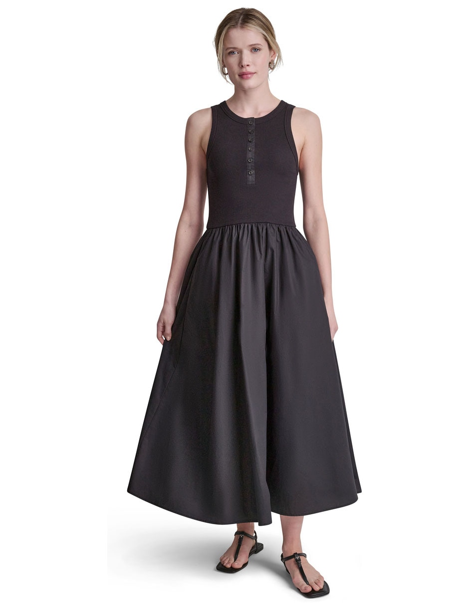 Vestido largo casual dkny para mujer Vestido largo casual dkny para mujer