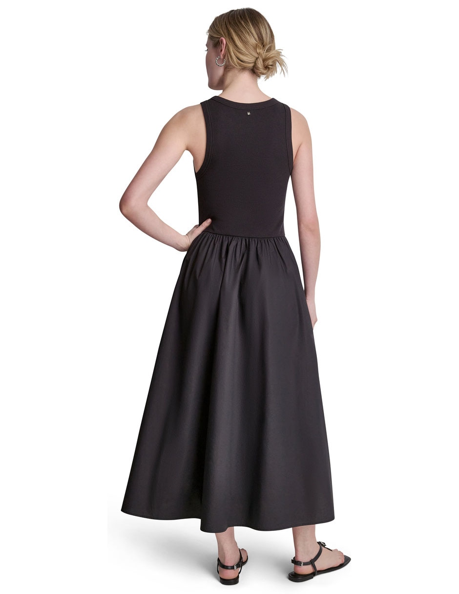 Vestido largo casual dkny para mujer 2