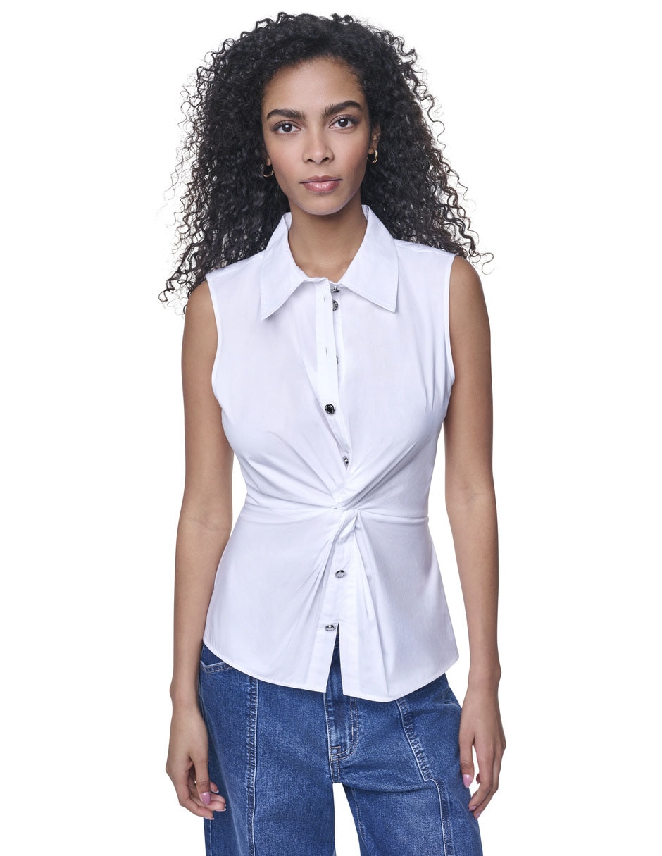 Blusa dkny manga sin manga para mujer