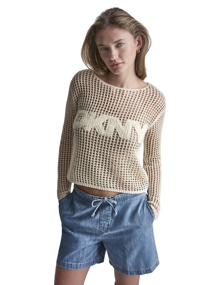 Suéter cuello redondo para mujer Suéter cuello redondo para mujer