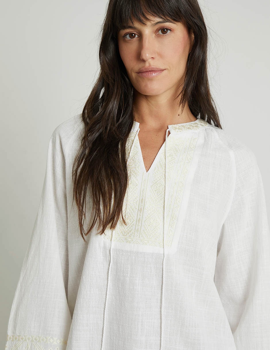 Blusa trucco manga larga para mujer