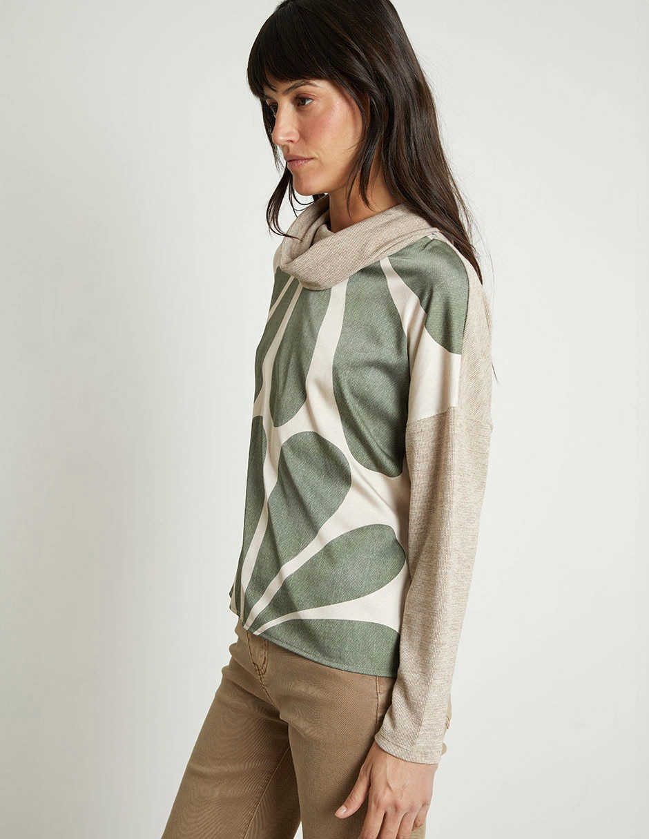 Blusa Trucco manga larga para mujer 5