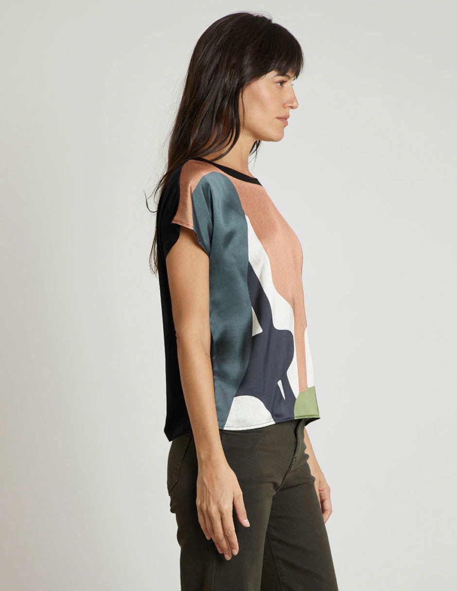 Blusa manga corta para mujer 2
