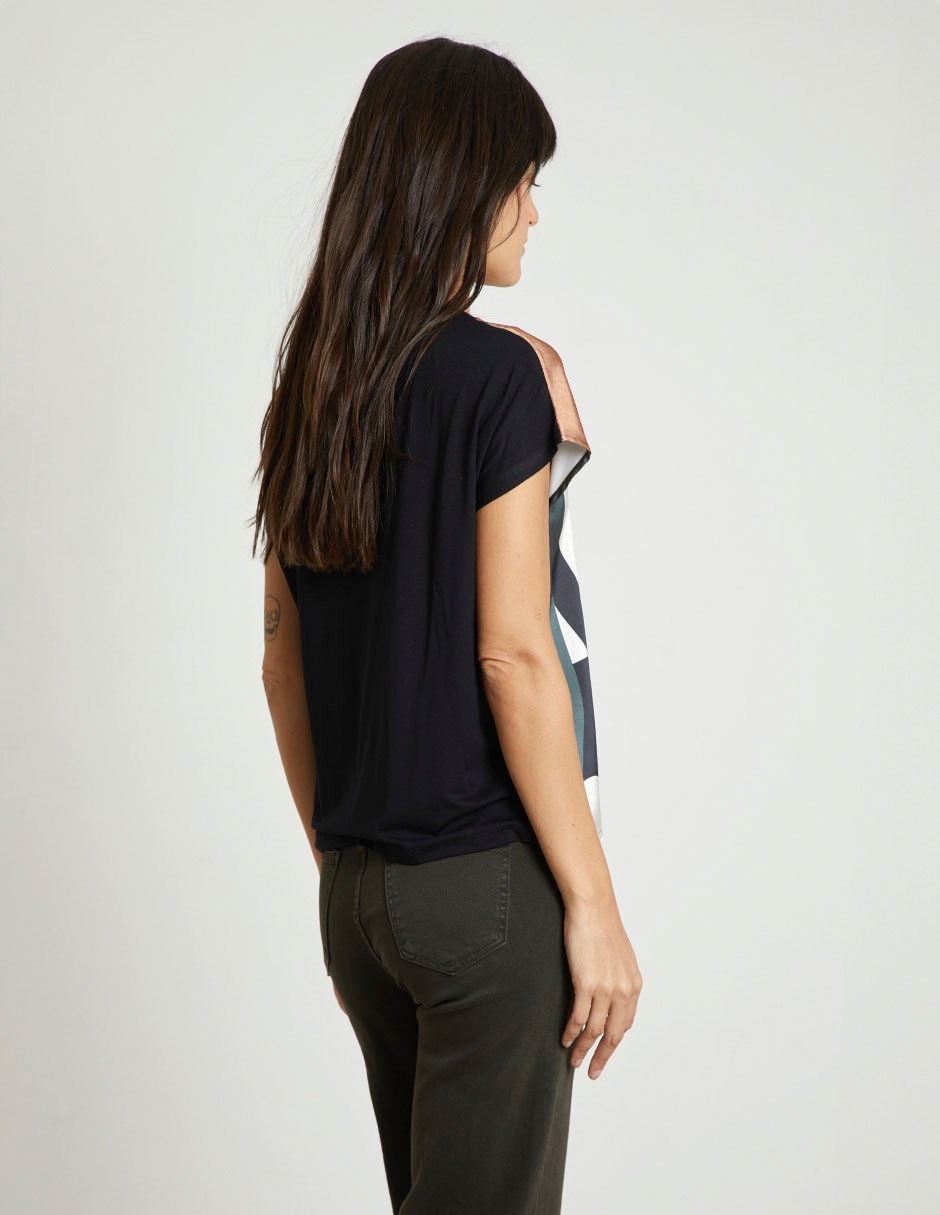 Blusa manga corta para mujer 3