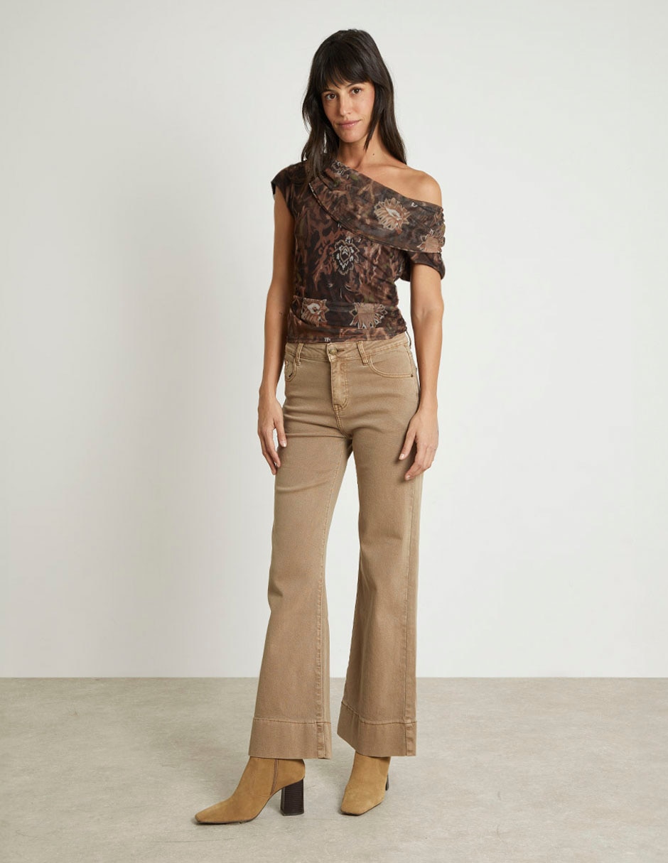 Jeans acampanado para mujer