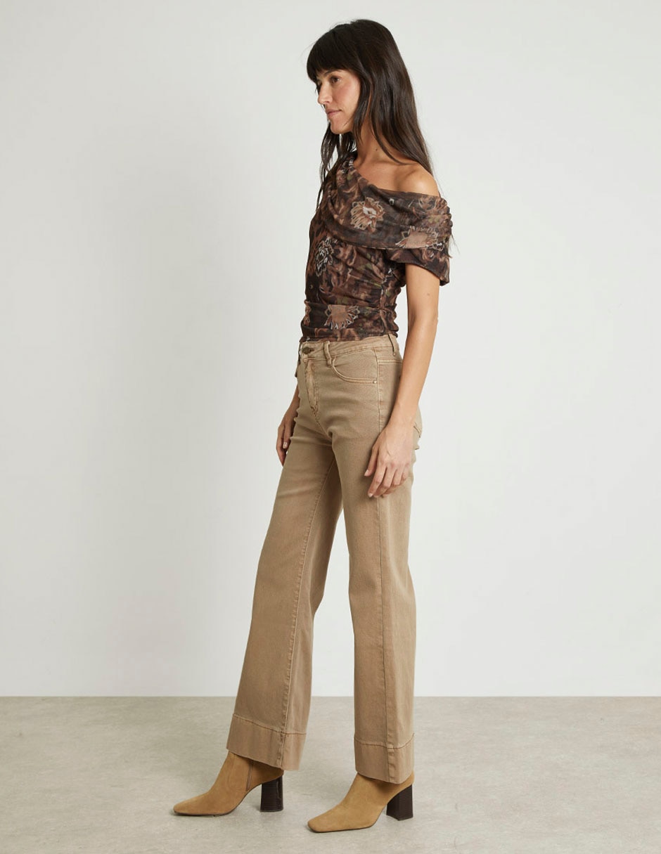 Jeans acampanado Trucco para mujer 4