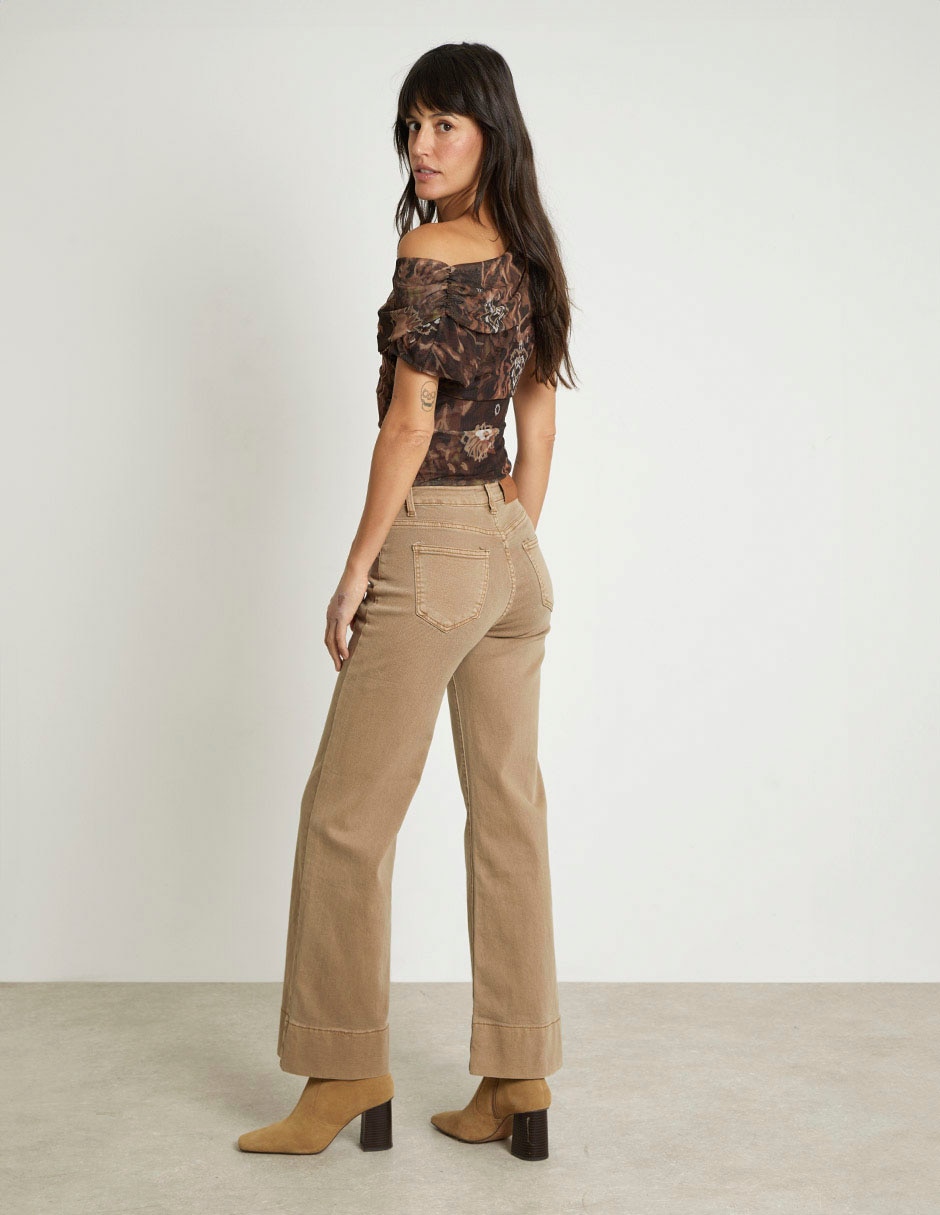 Jeans acampanado Trucco para mujer 3