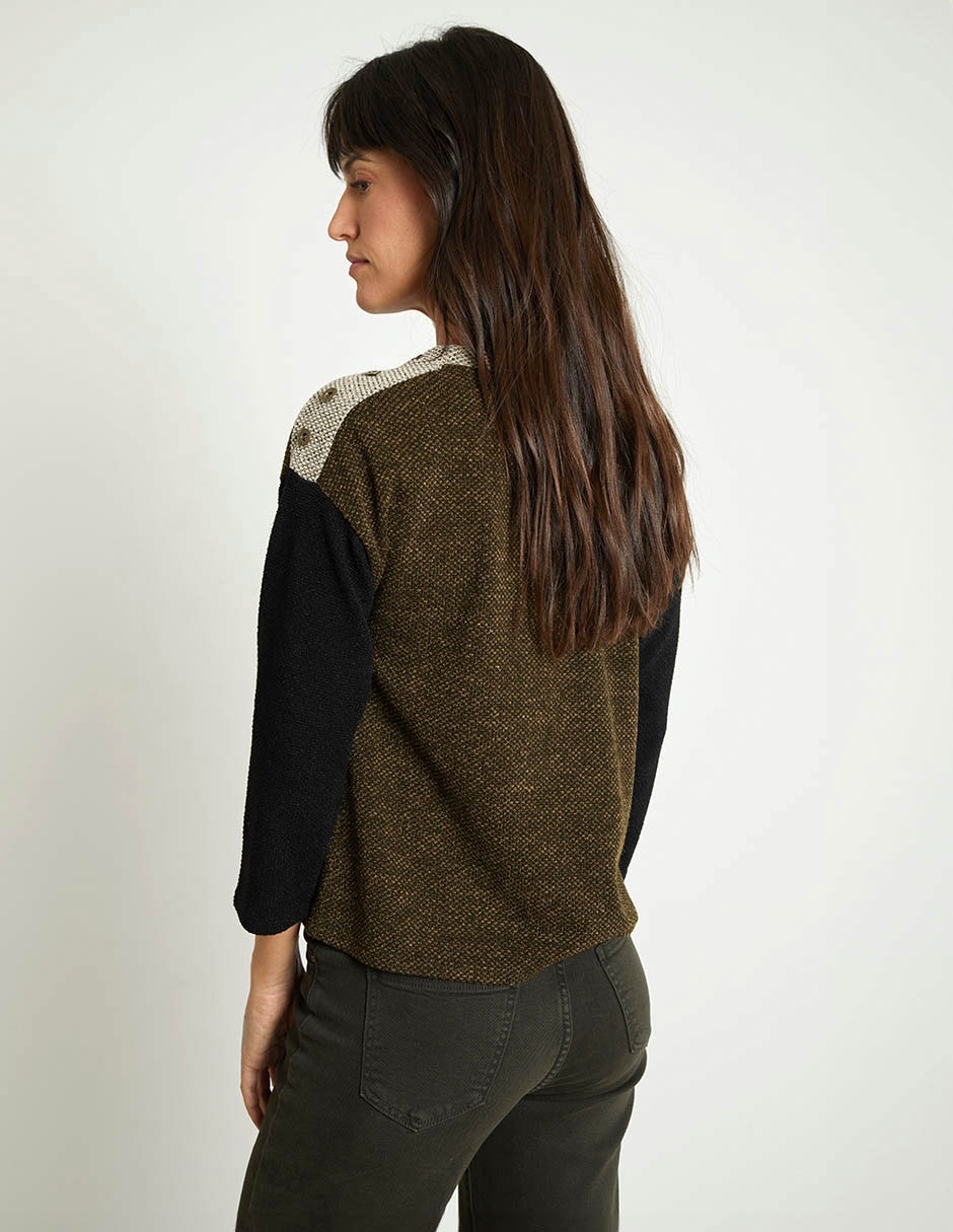 Suéter cuello redondo para mujer 4