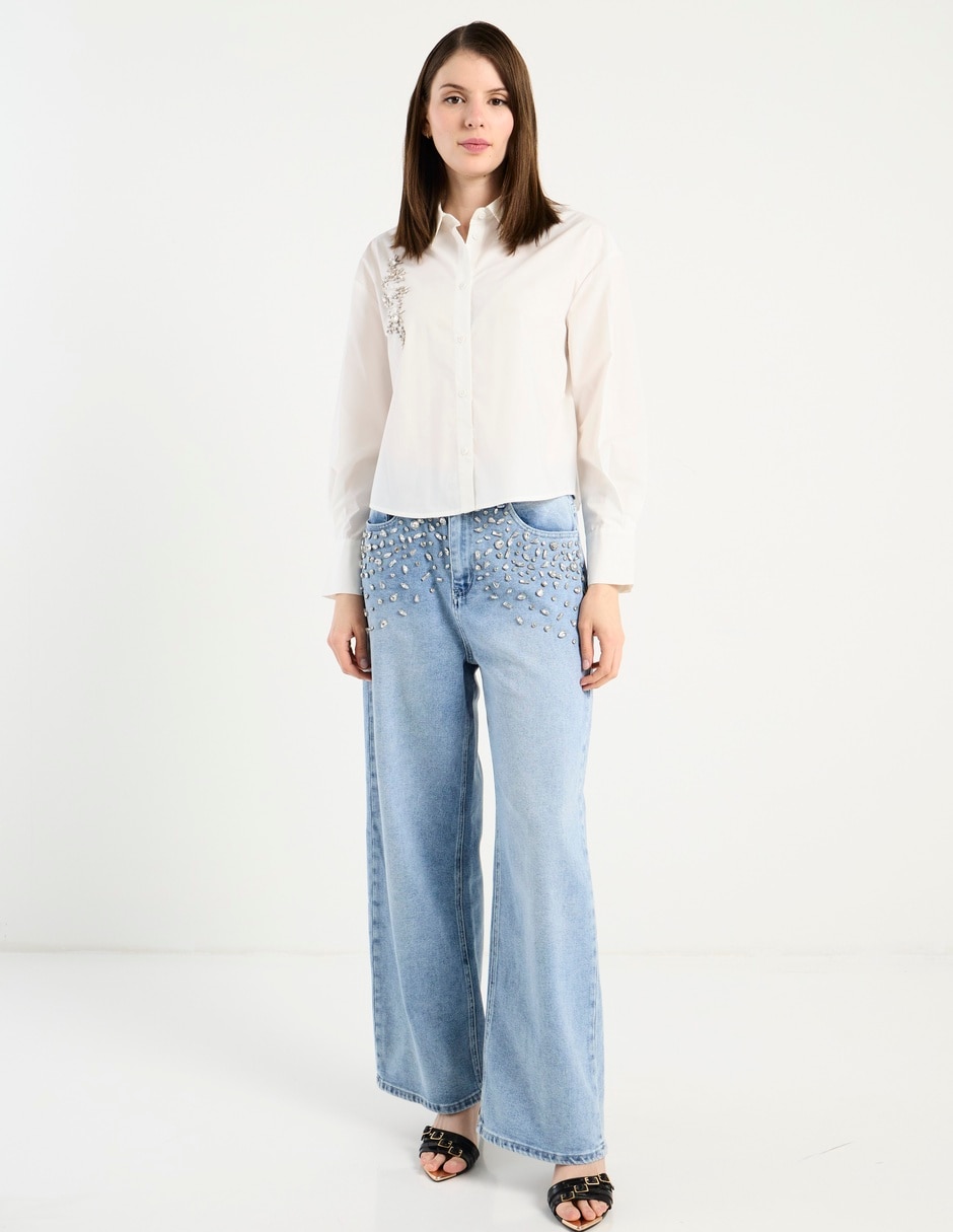 Jeans wide leg para mujer 5