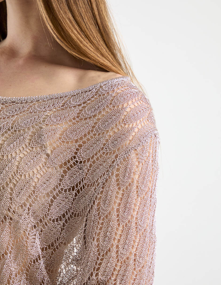 Suéter cuello redondo para mujer 10