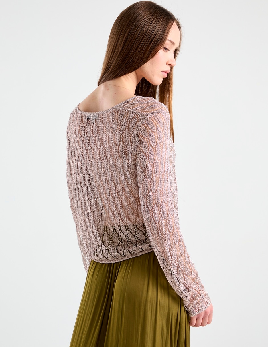 Suéter cuello redondo para mujer 12