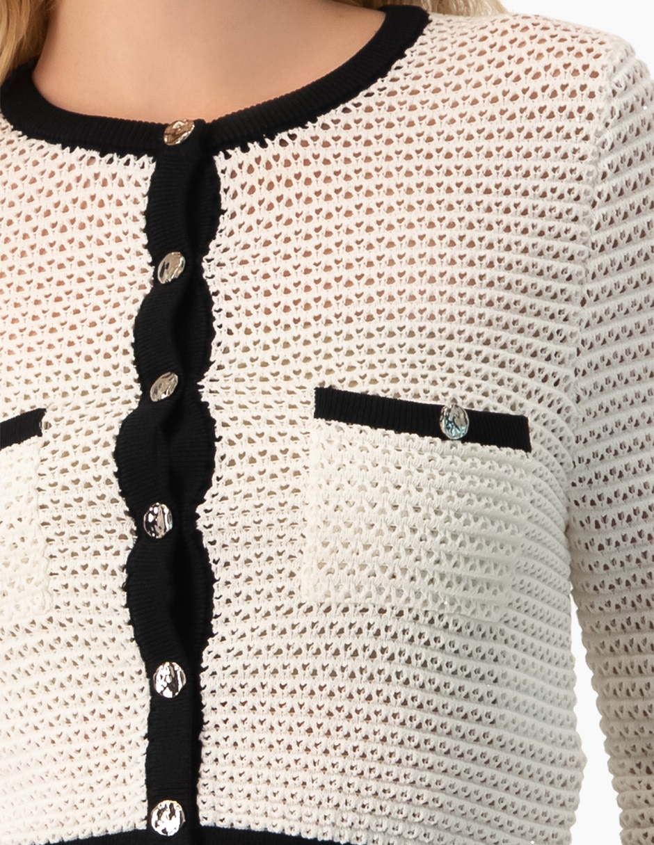 Suéter cuello redondo para mujer 5