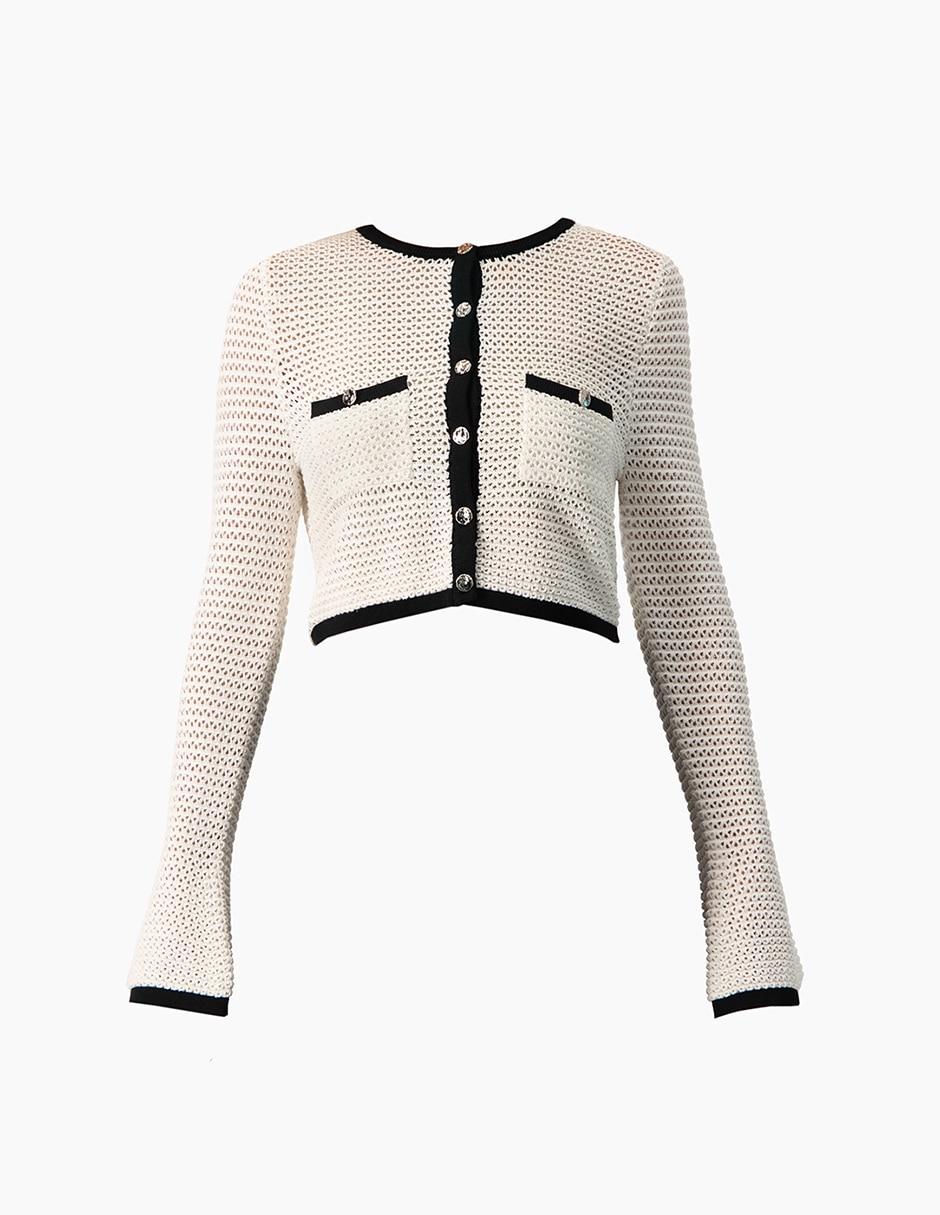 Suéter cuello redondo para mujer 6