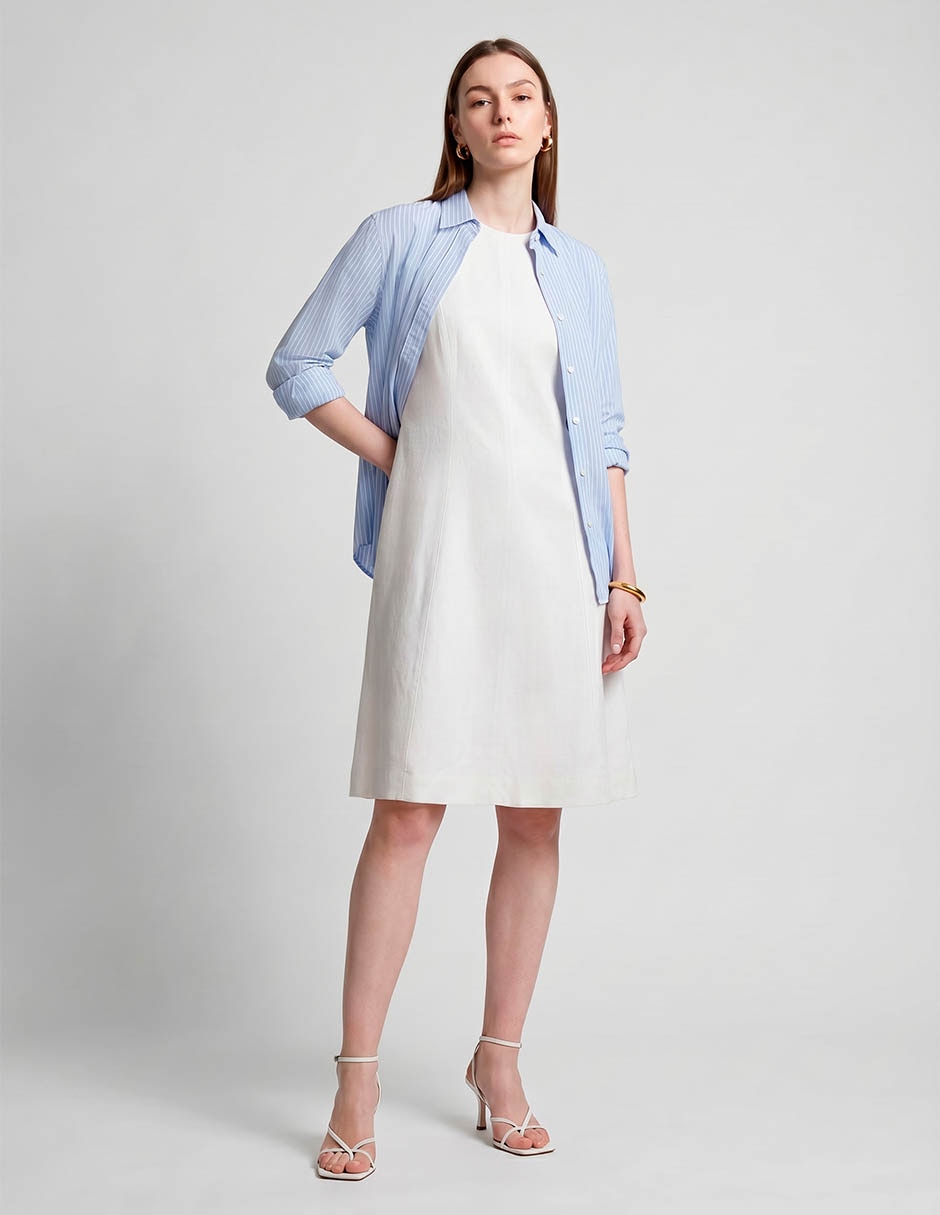 Vestido midi casual para mujer Vestido midi casual para mujer