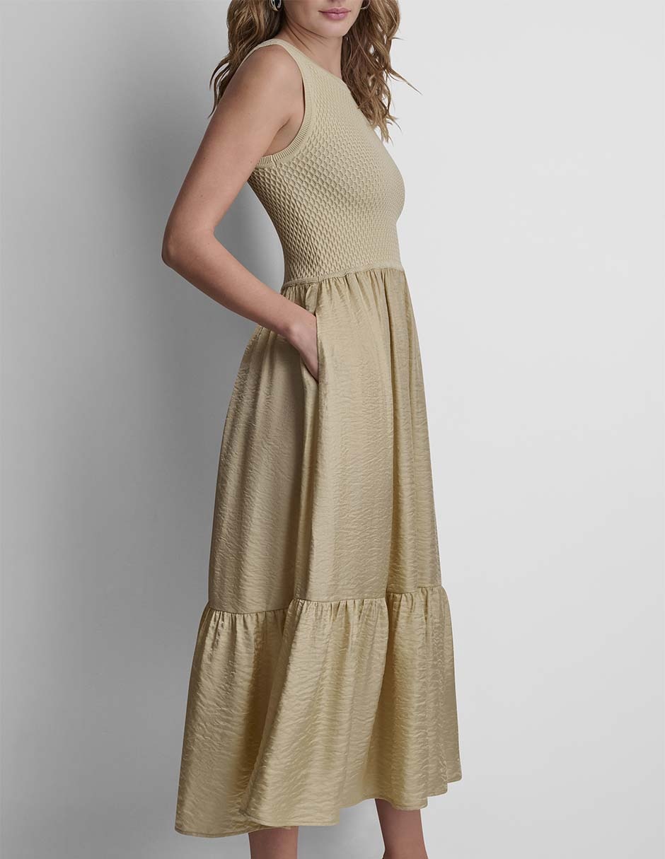 Vestido largo casual Dkny para mujer